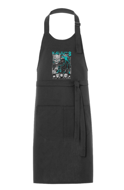 Apron with prints Kaiju № 8 Kafka Hibino. Anime, hibino kafka, kafka hibino, kaiju, kaiju 8, kaiju 8, kaiju № 8, manga. 2070702