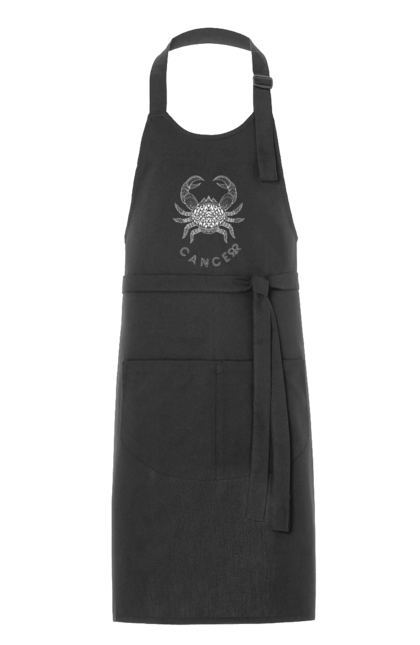 Apron with prints Zodiac Cancer. Cancer, constellation, horoscope, sign, zodiac, zodiac sign. 2070702
