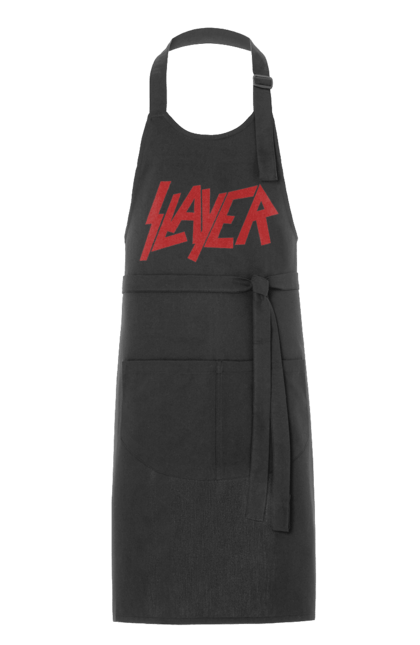 Фартух з принтом "Slayer". Slayer, грув метал, група, метал група, музика, ню метал, спід метал, треш метал, череп. 2070702