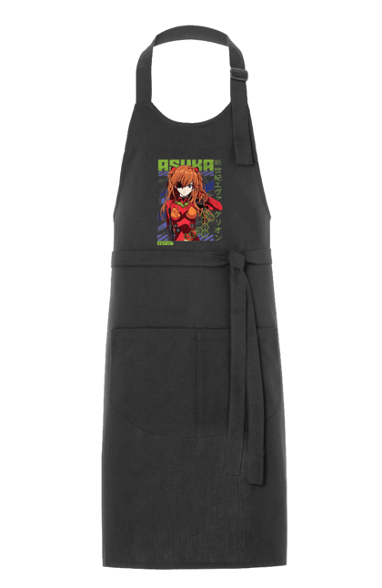 Apron with prints Evangelion Asuka. Anime, asuka, asuka langley sorry, eva 02, evangelion, eve, kaoru, manga, ray, shinji. 2070702