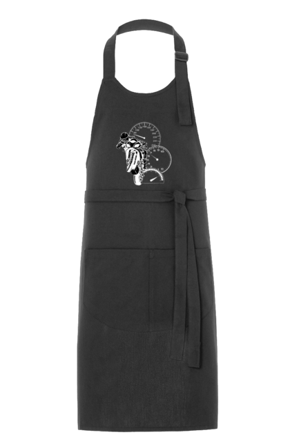 Фартух з принтом "Мотоцикл І Швидкість Білий". Мото, мотоцикл, швидкість. 2070702