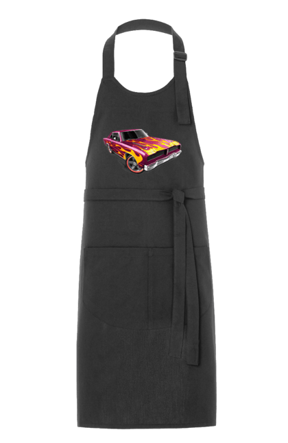 Фартух з принтом "Машина вогонь". Їзда, машина, швидкість. 2070702