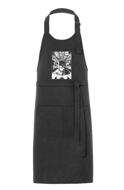 Apron with prints Batman. Batman, bruce wayne, comics, dark knight, dc comics, justice league, movie, superhero. 2070702