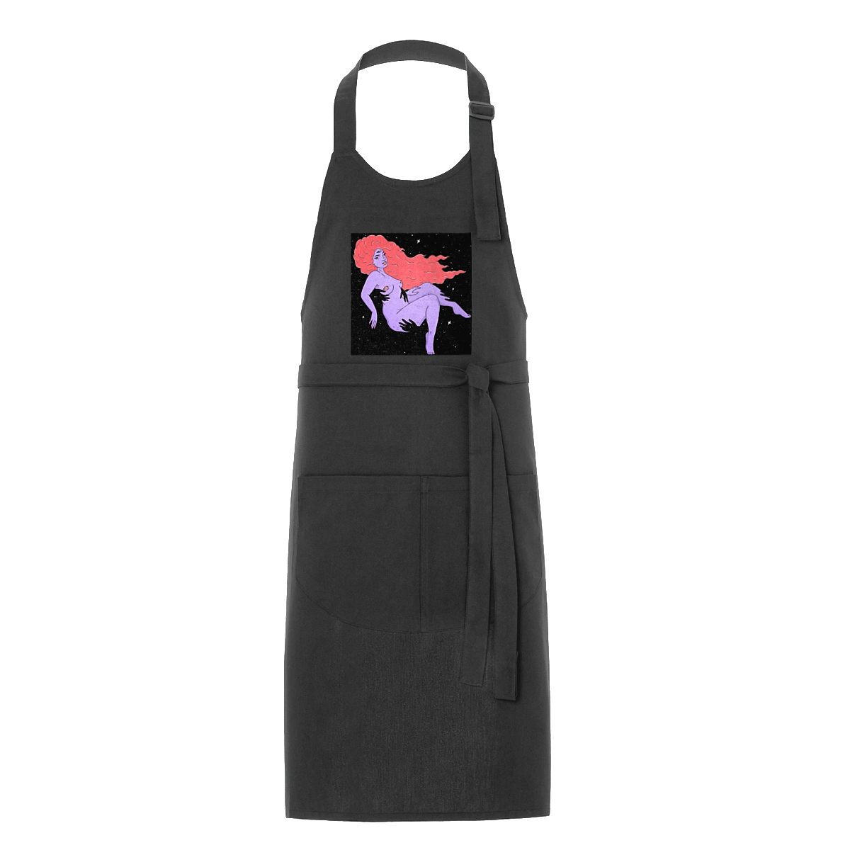 Фіолетова Дівчина В Чорній Дирі