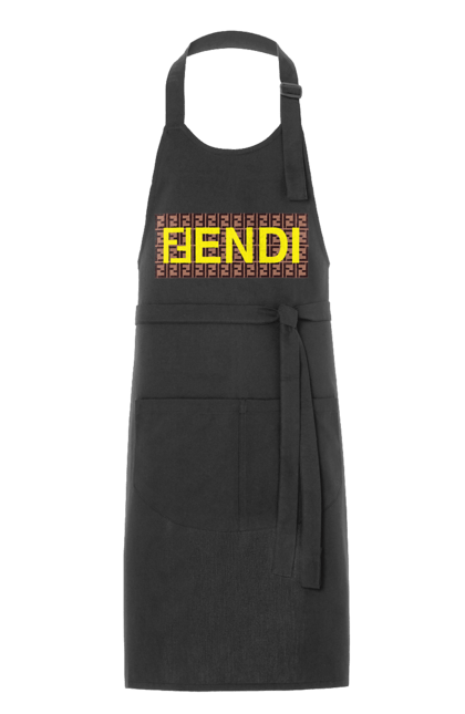 Фартух з принтом "Fendi". Fendi, lvmh, бренд, будинок моди, італія, люкс, мода, одяг, сумка, фенді. 2070702