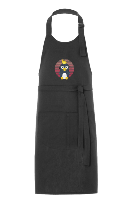 Фартух з принтом "Лінукс". Айті, айтішнік, девелопер, іт, программіст, розробник. 2070702