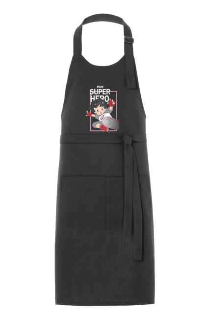 Apron with prints Dragon Ball Super Pan. Anime, dragon ball, dragon ball super, dragon ball: super, dragonball super hero, lady, pan. 2070702