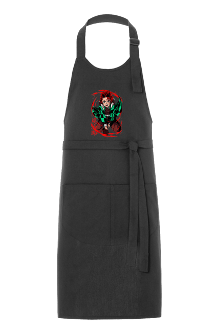 Apron with prints Demon Slayer Tanjiro. Anime, demon slayer, kamado tanjiro, manga, tanjiro. 2070702