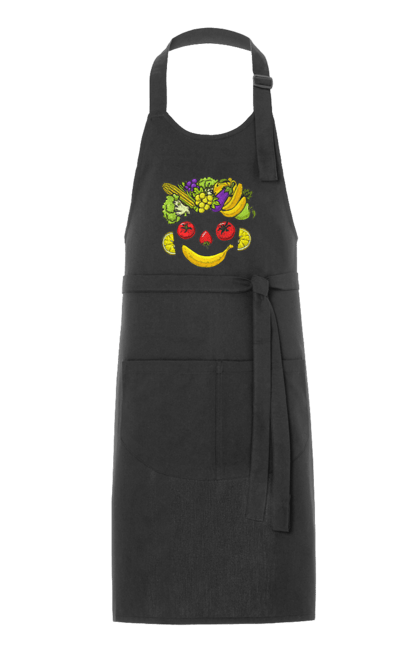 Фартух з принтом "Зсж Посмішка". Зож, овоч, посмішка, фрукт. 2070702