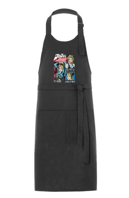 Apron with prints JOJO Jolyne Cujoh. Anime, jojo, jojo`s bizarre adventure, jojo’s bizarre adventure, jolyne cujoh, manga. 2070702