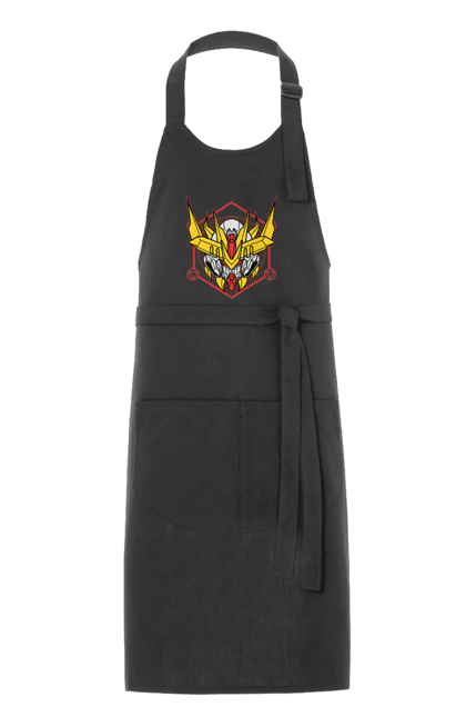 Apron with prints Gundam Barbatos Lupus Rex. Anime, asw g 08, barbatos lupus rex, game, gundam, manga, robot, video game, war. 2070702