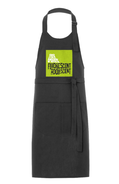 Apron with prints Arctic Monkeys. Arctic monkeys, garage rock, group, indie rock, music, post-punk revival, psychedelic rock, rock. 2070702