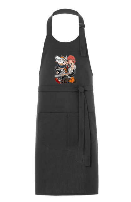 Apron with prints Chainsaw Man. Anime, chainsaw man, demon, denji, manga, pochita, shonen. 2070702