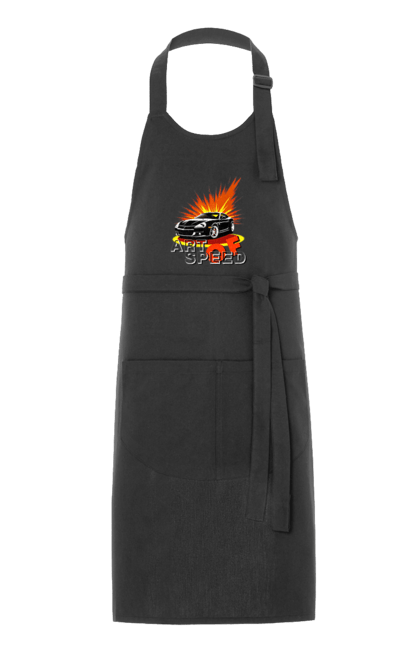 Фартух з принтом "Швидкість". Авто, автомобіль, гонка, швидкість. 2070702
