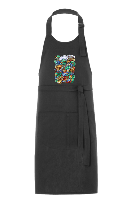 Фартух з принтом "Канікули відпочинок арт". Відпочинок, канікули, літо, море, пляж, подорож. 2070702