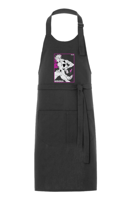 Apron with prints Hunter x Hunter Hisoka. Anime, antagonist, character, hisoka, hunter x hunter, manga. 2070702