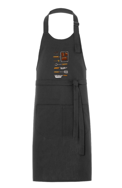 Фартух з принтом "Барбекю Паті". Барбекю, м`ясо, смажити. 2070702