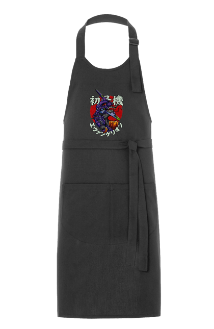 Apron with prints Evangelion. Angel, anime, eva 01, evangelion, manga, neon genesis evangelion, shinji. 2070702