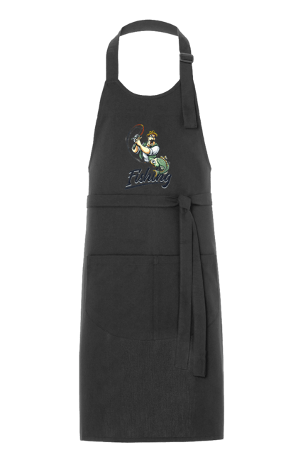 Фартух з принтом "Рибалка, літо". Відпочинок, літо, рибалка. 2070702