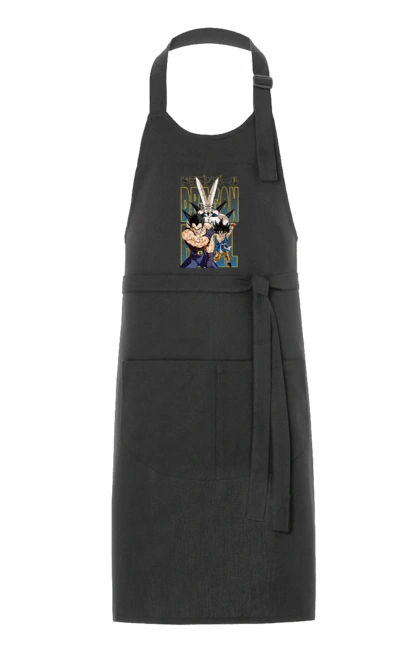 Apron with prints Dragon Ball. Anime, dragon ball, goku, manga, tv series, vegeta. 2070702