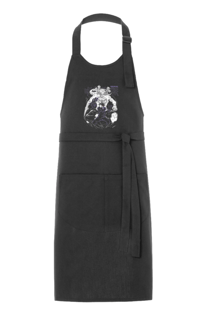 Apron with prints Jujutsu Kaisen Megumi. Anime, dark fantasy, fushiguro, fushiguro megumi, jujutsu kaisen, magic battle, manga, megumi, mystic. 2070702