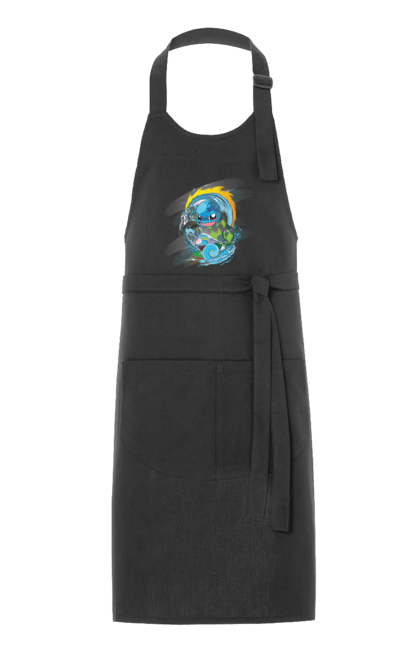 Apron with prints Pokemon Squirtle. Anime, games, nintendo, pokemon, pokemon go, squirtle. 2070702