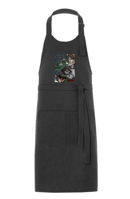 Apron with prints Attack on Titan Levi. Ackerman, anime, attack on titan, levi, manga, shingeki no kyojin, survey corps. 2070702