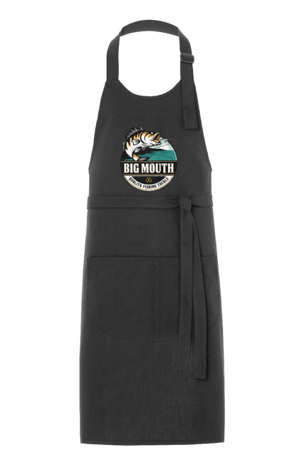 Фартух з принтом "Рибалка". Вилика рибалка, рибалка, хоббі. 2070702