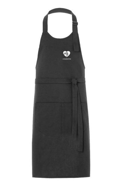 Фартух з принтом "Завдякитобі". Долоня, жест, захисник, ми цінуємо, подяка, подяка військовим, привітання, серце, україна, флешмоб. 2070702