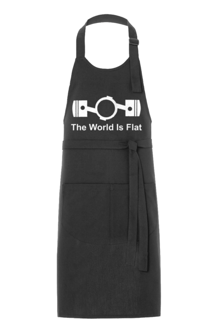 Apron with prints World Flat Wh. Auto, cars, detail. 2070702