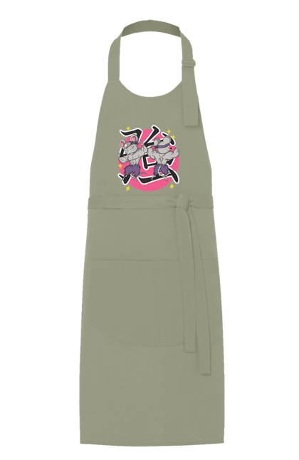 Apron with prints Demon Slayer Uzui Tengen's mice. Anime, demon slayer, kimetsu no yaiba, manga, mice, serial, tengen, tengen uzui, uzui. 2070702