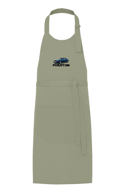 Фартух з принтом "Ролс ройс". Авто, автомобіль, люкс клас, ролс ройс, седан, фантом. 2070702