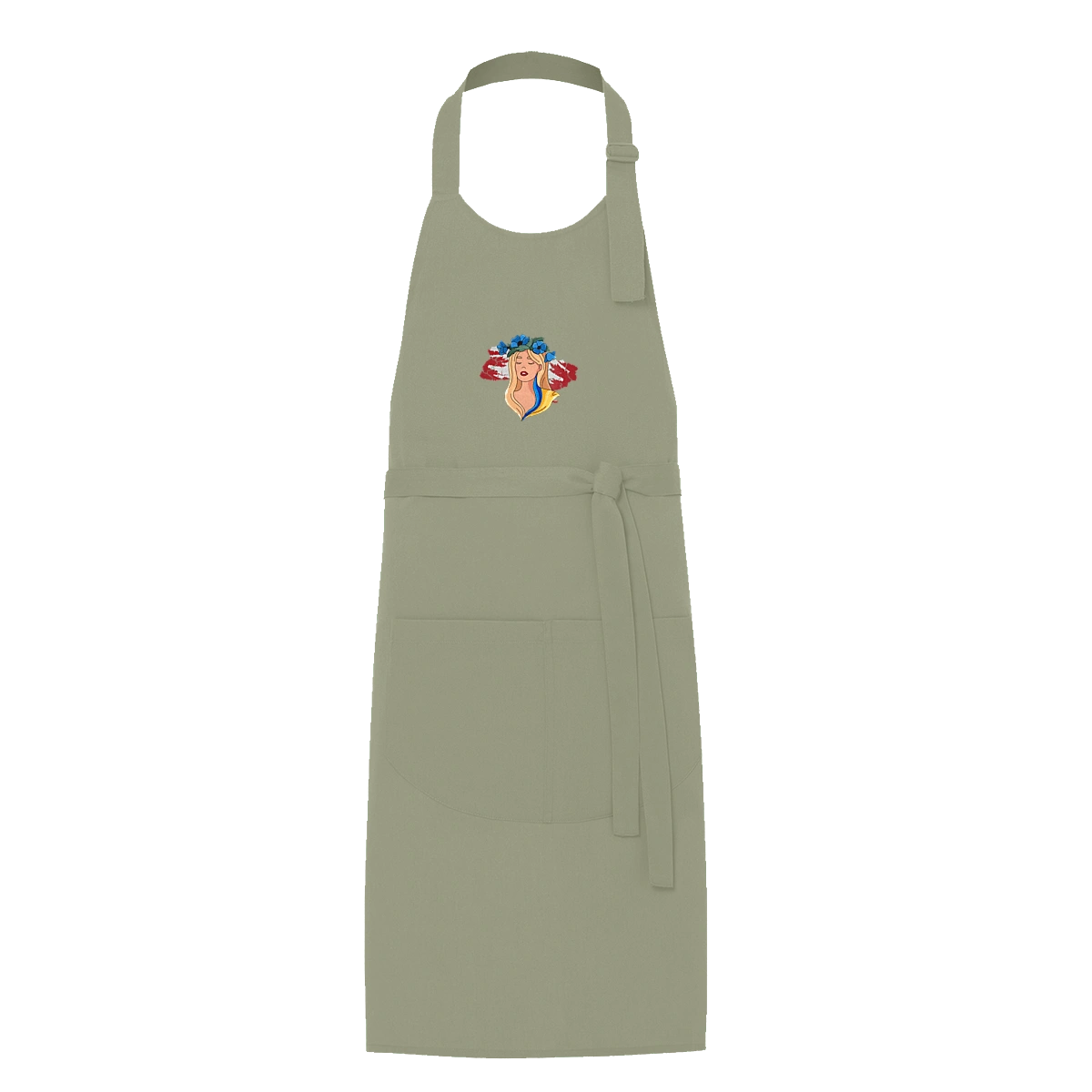 Дівчина на карті України