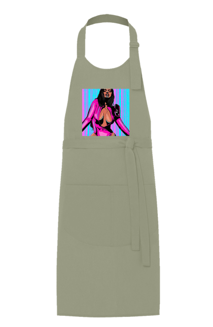Фартух з принтом "Дівчина З Глибоким Декольте". Гола, дівчина, сиськи. 2070702