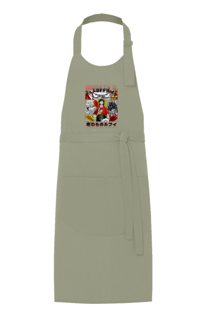 Apron with prints One Piece Luffy. Anime, luffy, manga, monkey de luffy, one piece, pirates. 2070702