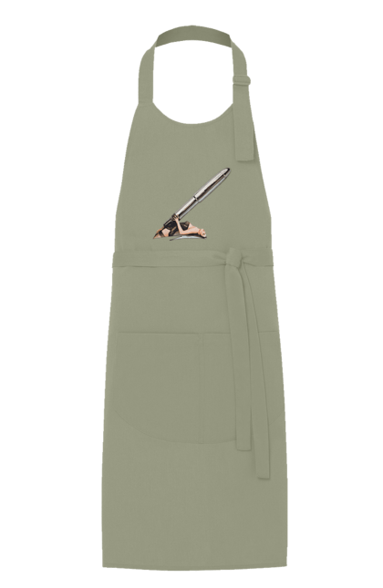 Фартух з принтом "Великий Патрон". Дівчина, куля, патрон. 2070702