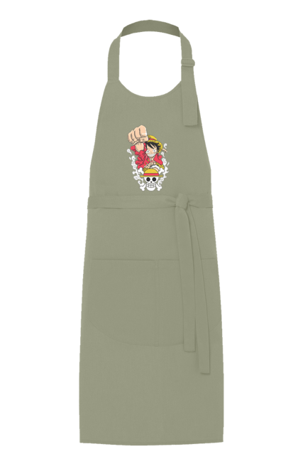 Apron with prints One Piece Luffy. Anime, luffy, manga, monkey de luffy, one piece, pirates. 2070702