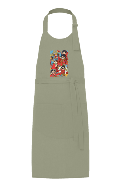 Apron with prints One Piece Luffy. Anime, luffy, manga, monkey de luffy, one piece, pirates. 2070702