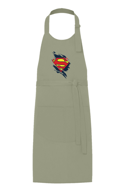 Фартух з принтом "Супермен". Clark kent, dc comics, kal el, superman, кларк кент, комікс, супергерой, супермен. 2070702