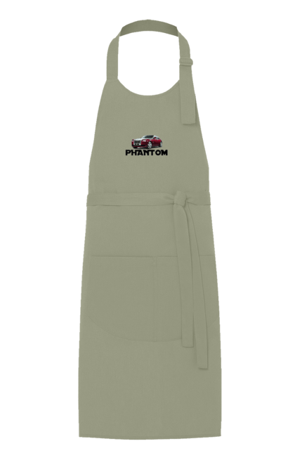 Фартух з принтом "Ролс ройс". Авто, автомобіль, люкс клас, ролс ройс, седан, фантом. 2070702