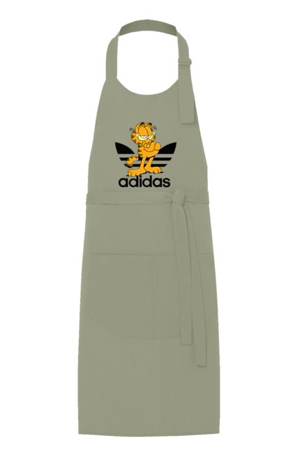 Фартух з принтом "Adidas Гарфілд". Adidas, garfield, адідас, гарфілд, голод, кінокомедія, кіт, комедія, фільм. 2070702