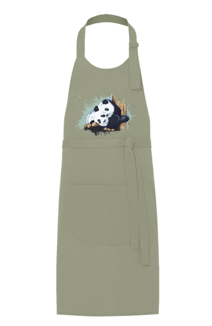 Фартух з принтом "Панда". Panda, медведь, мишка, панда. aslan