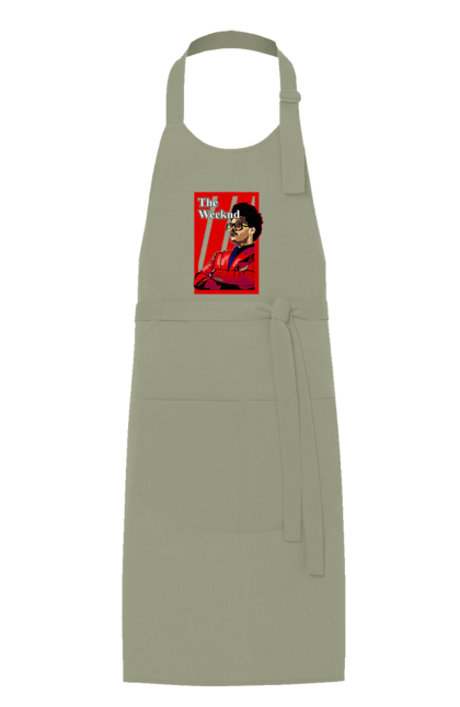 Apron with prints The Weeknd. Actor, producer, singer, tesfaye, weeknd. 2070702