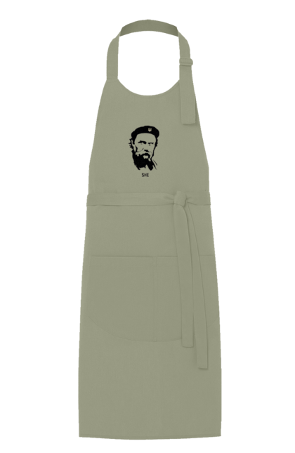 Фартух з принтом "Шевченко". Берет, кобзарь, тарас, украина, шевченко. 2070702
