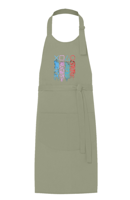 Фартух з принтом "Геймпад". Playstation, sony, геймпад, гра, джостик. 2070702