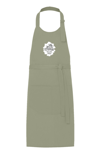 Фартух з принтом "Шевченка на мотоциклі". Вірш, енеїда, книги, кобзар, мотоцикл, українка, шевченка. 2070702