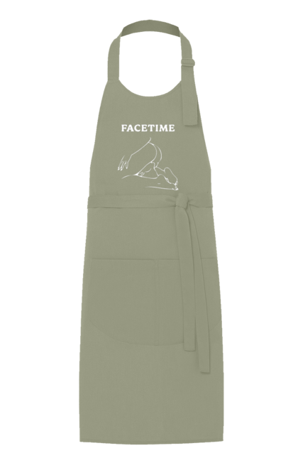 Фартух з принтом "Фейстайм". Вульгарна, гумор, прикольна, смішна, фейстайм. 2070702