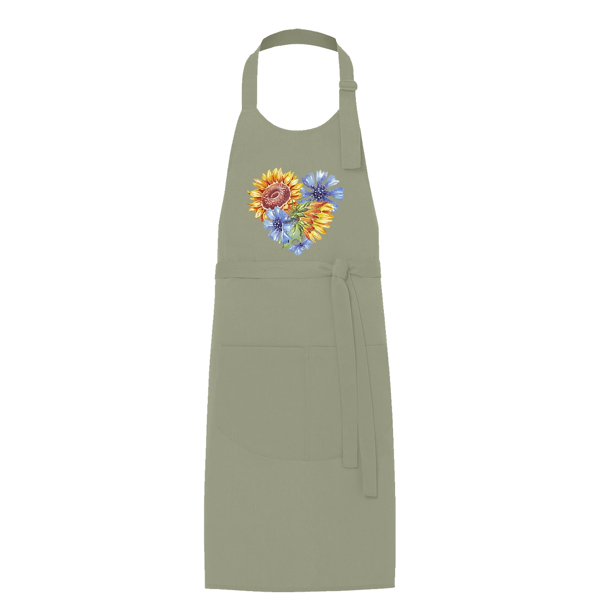 Сердце подсолнухов и фиалок