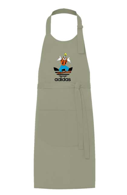 Фартух з принтом "Adidas Гуфі". Adidas, goofy, адідас, гуфі, мультсеріал, мультфільм, пес, собака. 2070702