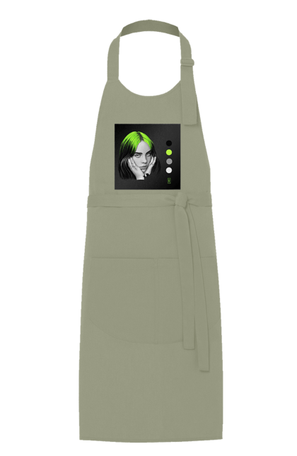 Фартух з принтом "Біллі Ейліш". Біллі, біллі ейліш, ейліш. 2070702